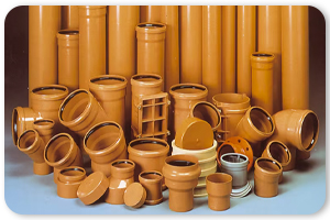 PVC NAL maaviemäriputket ja yhteensopivat osat